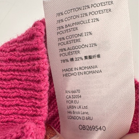 Anthropologie Pink V Neck Tank Top Size Large - Picture 4 of 6